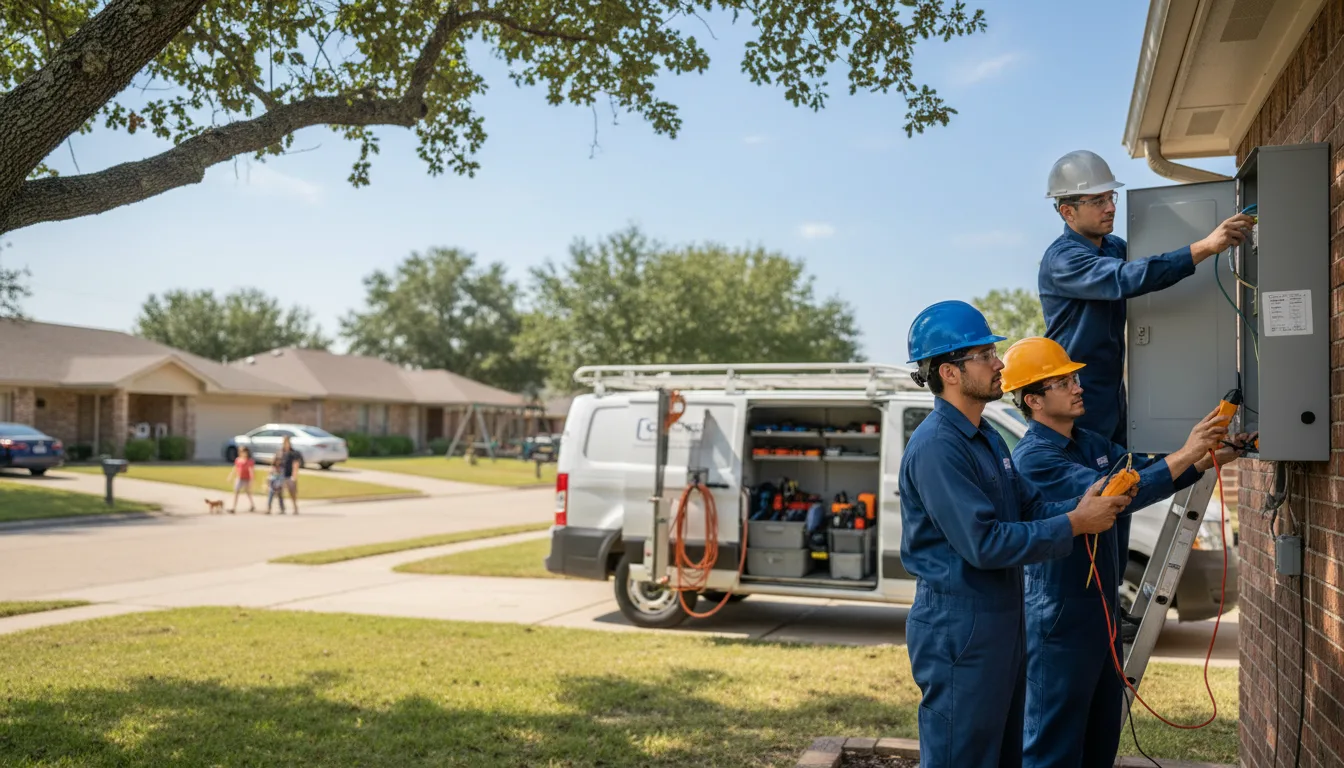 Certified electrician providing emergency electrical services in Alden, MN